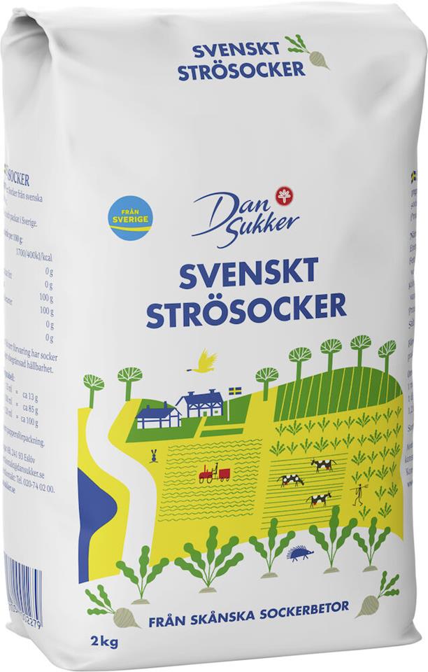 Strösocker 2kg Dansukker