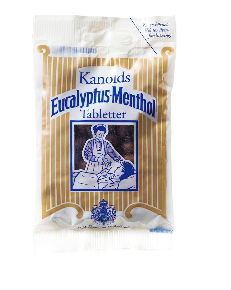 Halstabletter Eukalyptus menthol 65g Kanolds