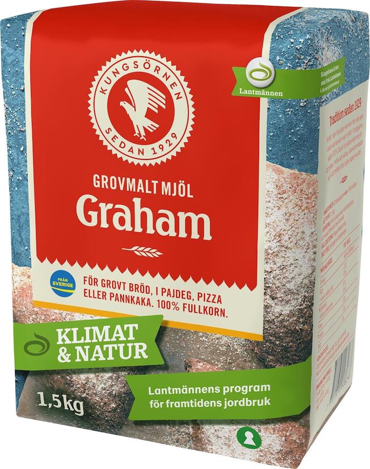 Grahamsmjöl 1,5kg Kungsörnen