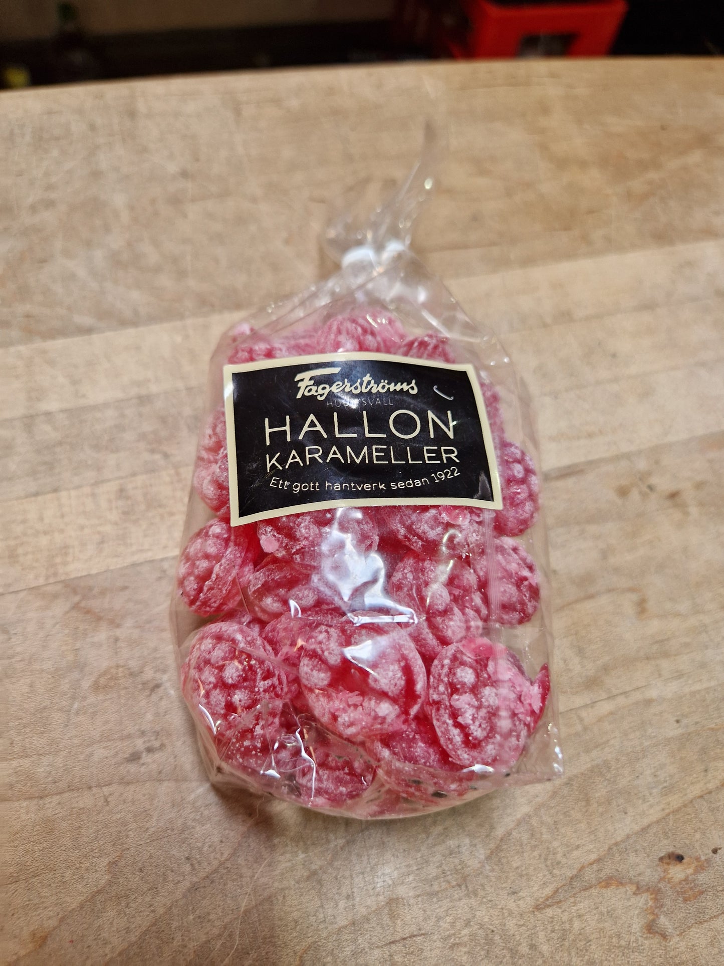 Hallonkaramell 250g