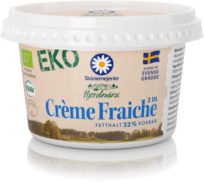 Crème fraiche 32% Ekologisk 2dl Skånemejerier Hjordnära