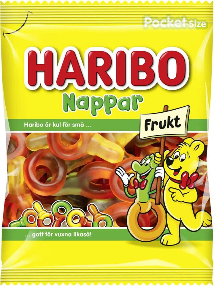 Fruktnappar 80g Haribo