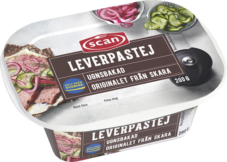 Leverpastej Ugnsbakad 200g Scan