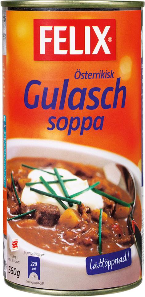 Gulaschsoppa 560g Felix