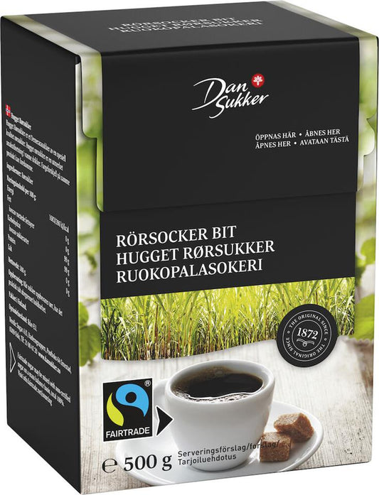 Rörsocker Bit 500g Fairtrade Dansukker