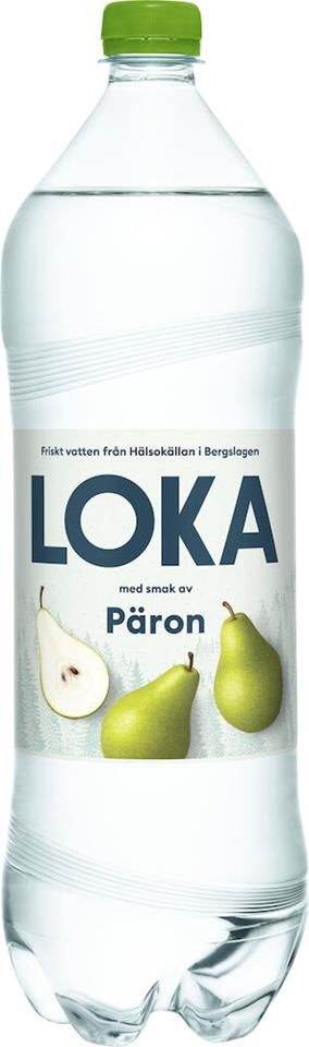 Vatten Kolsyrat Päron 1,5l Loka