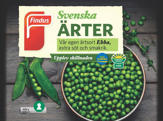 Ärter Fryst 600g Findus