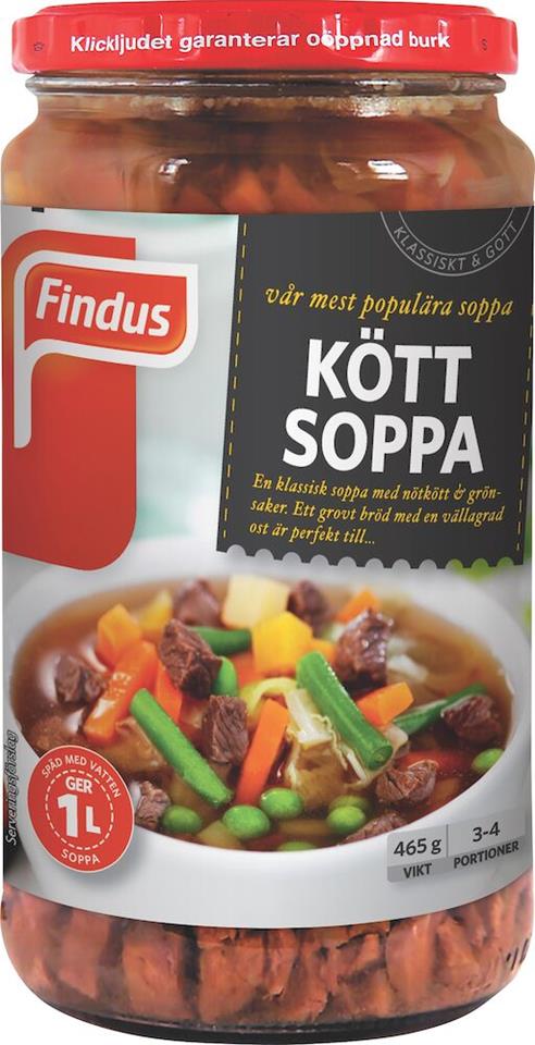 Köttsoppa med grönsaker 465g Findus