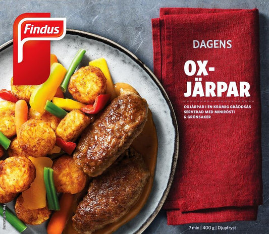 Dagens Oxjärpar Med Rösti Fryst 400g Findus