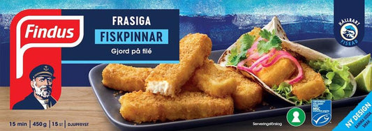 Fiskpinnar Frasiga Fryst 15-p 450g Findus