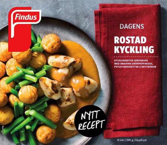 Dagens Rostad Kycklingfilé Fryst 400g Findus