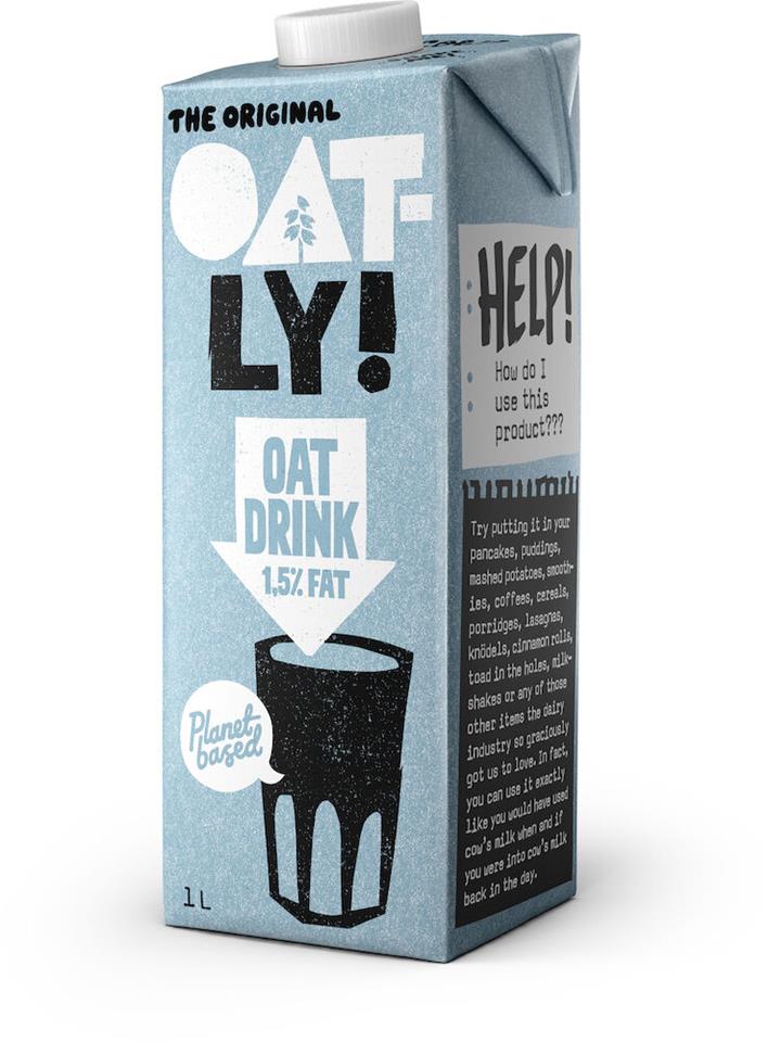 Havredryck Naturell 1,5% 1l Oatly