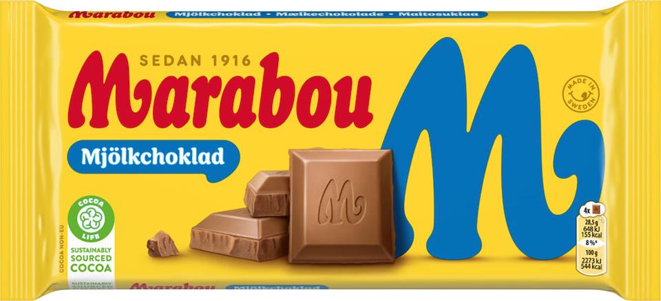 Chokladkaka Mjölkchoklad 200g Marabou