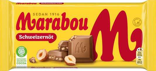 Chokladkaka Schweizernöt 200g Marabou