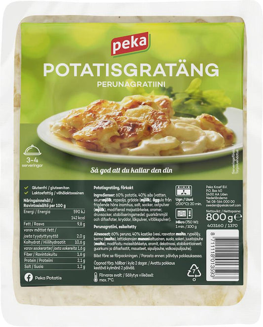 Potatisgratäng 800g Peka