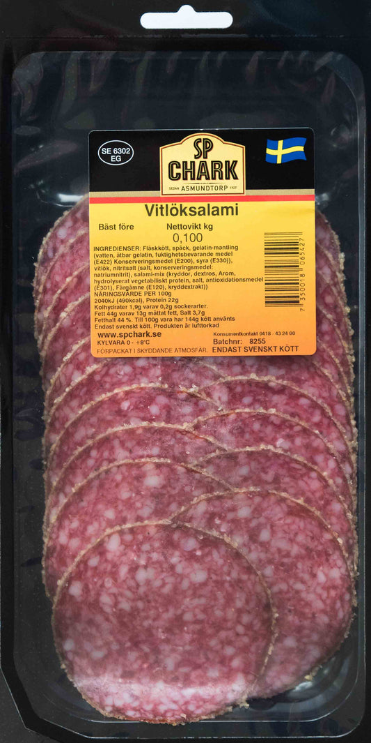 Vitlökssalami 100g SP Chark