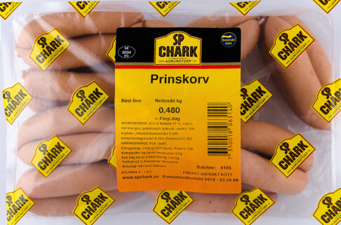 Korv prinskorv 480g SP Chark