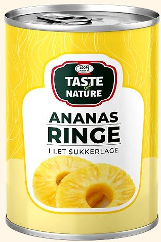 Ananas ringar 567g