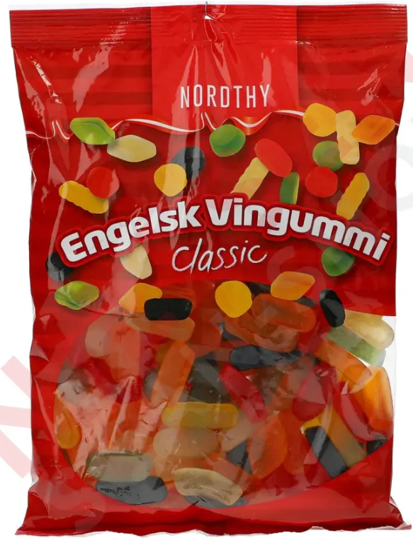 Engelsk Vingummi 170g