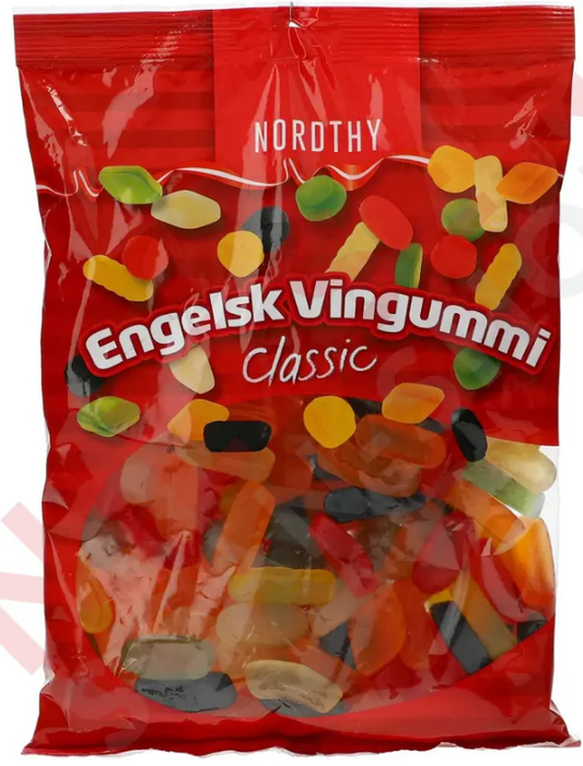 Engelsk Vingummi 170g