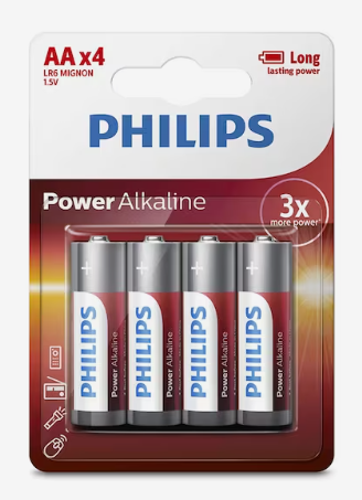 Batterier, AA 4p Philips