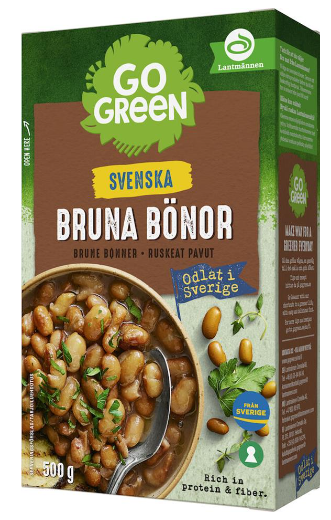 Bruna Bönor Torra 500g Go Green