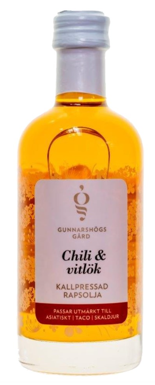 Rapsolja Chili & vitlök 0.25l Gunnarshögs Gård