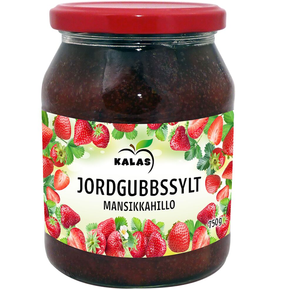 Sylt jordgubbe 750g, Kalas