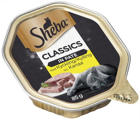 Kattmat Paté Kyckling 85g Sheba