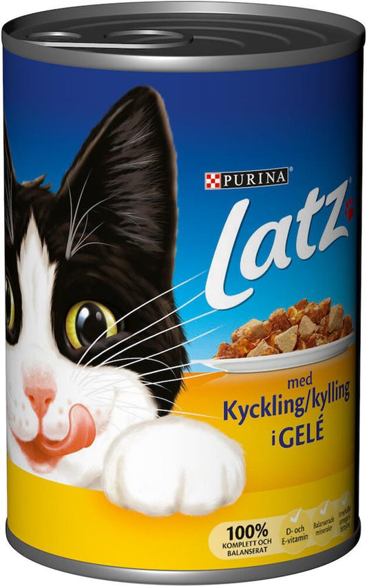 Våtfoder Katt Kyckling 400g, Purina Latz