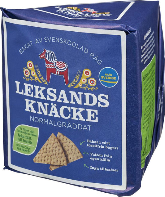 Normalgräddat knäckebröd 200g Leksands Knäckebröd