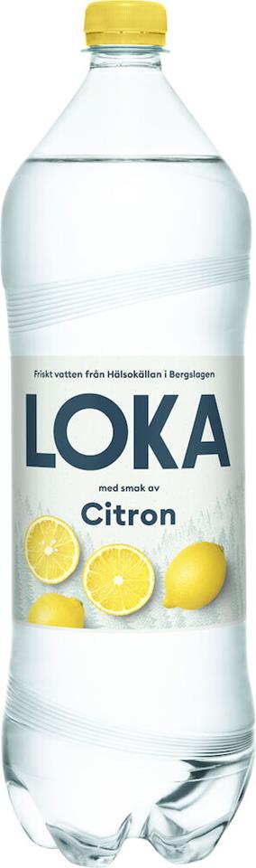 Vatten Kolsyrat Citron 1,5l Loka