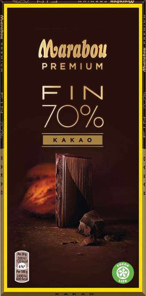 Chokladkaka 70% Kakao 100g Marabou Premium