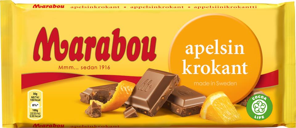 Chokladkaka Apelsinkrokant 200g Marabou