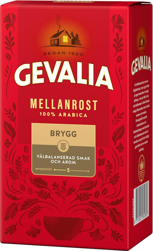 Bryggkaffe Gevalia Mellanrost 450g