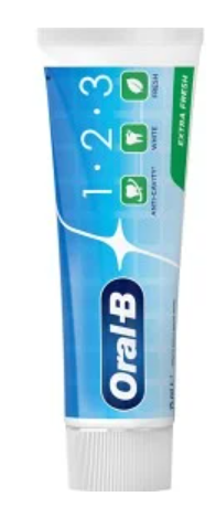 Tandkräm, Oral B 1- 2- 3 Extra fresh