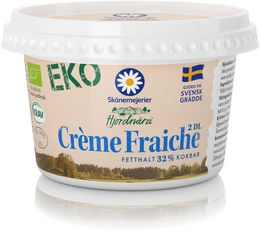 Crème fraiche 32% Ekologisk 2dl Skånemejerier Hjordnära