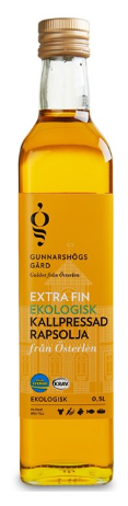 Rapsolja 0,5l Ekologisk Gunnarshögs Gård