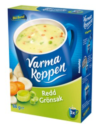 Grönsakssoppa Redd 3 portioner 6dl Varma Koppen