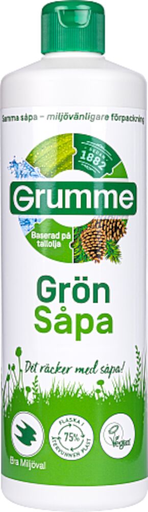 Såpa Grön 750ml Grumme