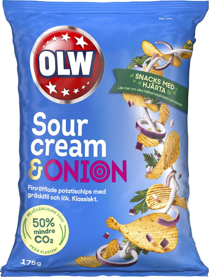 Chips Sourcream & Onion 175g OLW