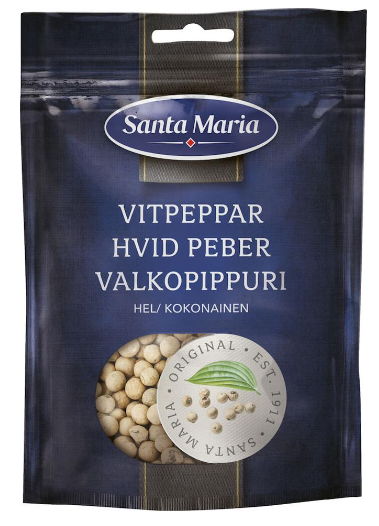 Vitpeppar hel